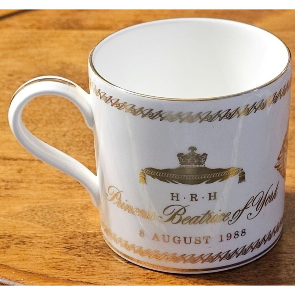 Vtg Commemorative Royal Birth Cup H.R.H. Princess Beatrice of York 8 August 1988